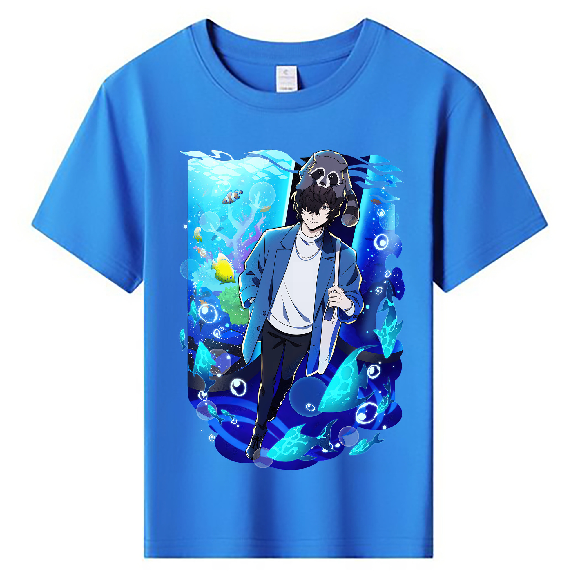 （画像用） 文豪ストレイドッグス Bungo Stray Dogs 綿100％キッズTシャツ（フロントプリント）